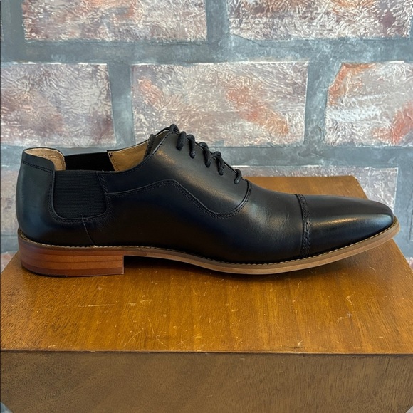 Vintage Foundry Co. NYC Est 2014, Black Leather Oxford Shoes - Picture 6 of 10